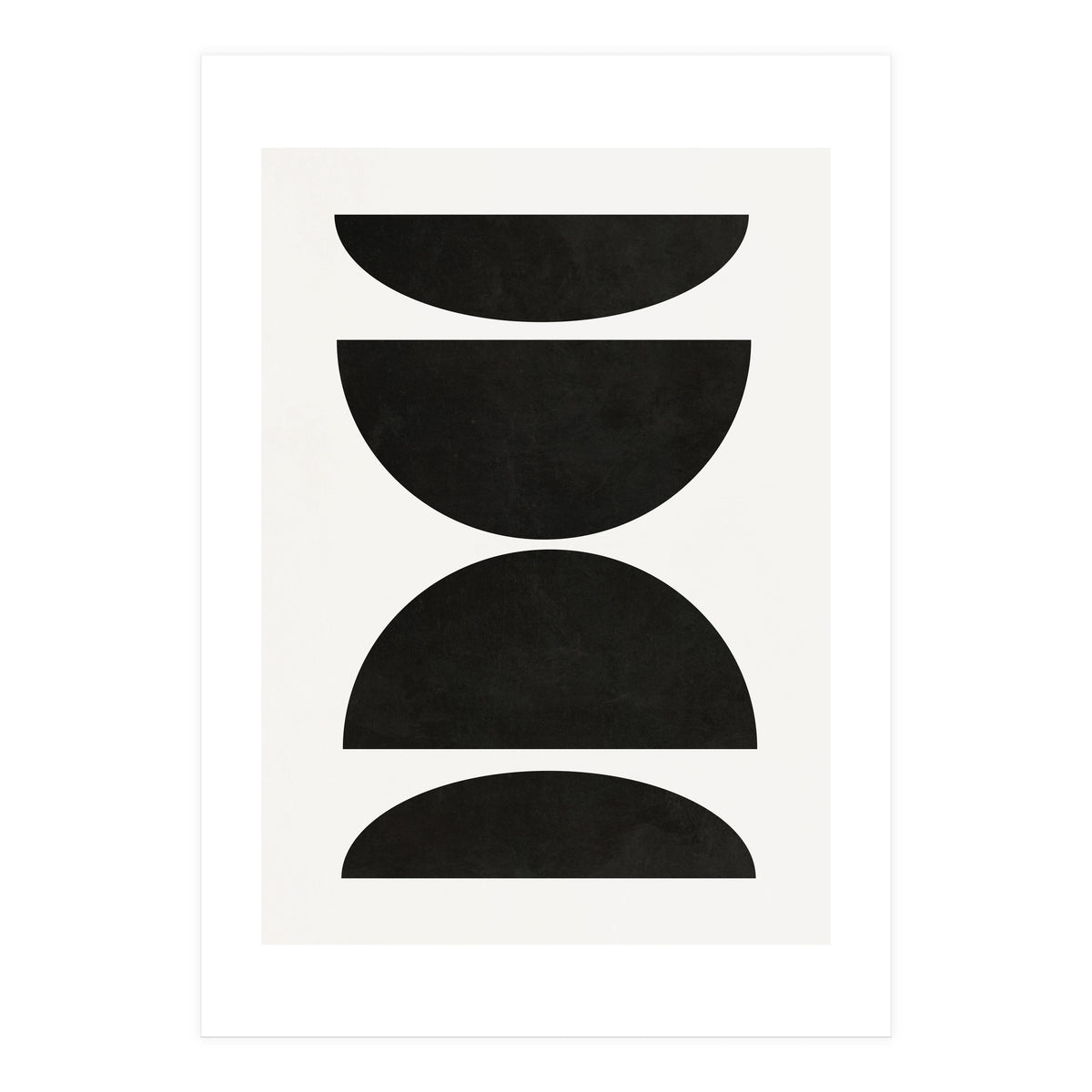 ABSTRACT AND GEOMETRIC SHAPES 03BW (Print Only)