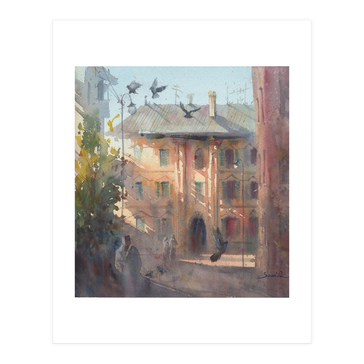 Sunny morning in Italy (Print Only)