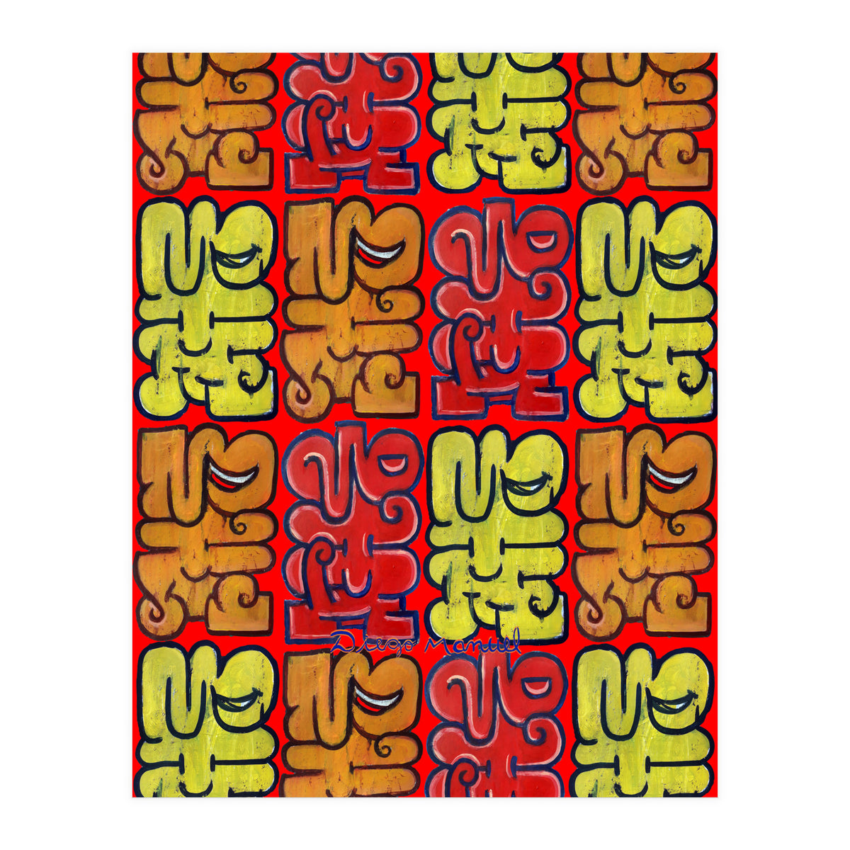 Garffiti 23 29 33 Tapiz (Print Only)