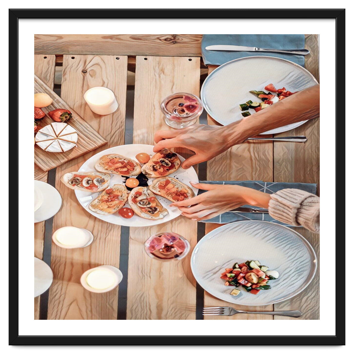 A Beautiful Table Italian Food