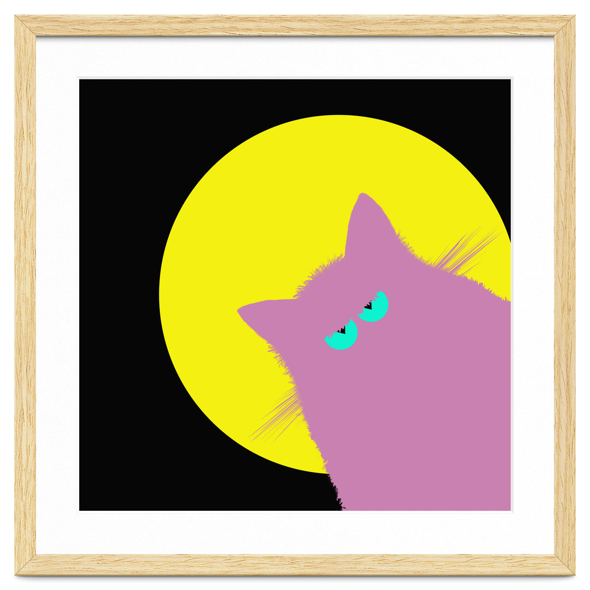Full Moon Lilac Cat