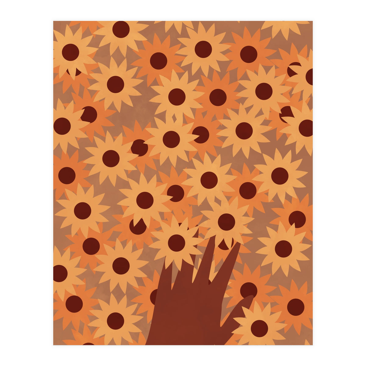 Flower Fields Boho Style (Print Only)