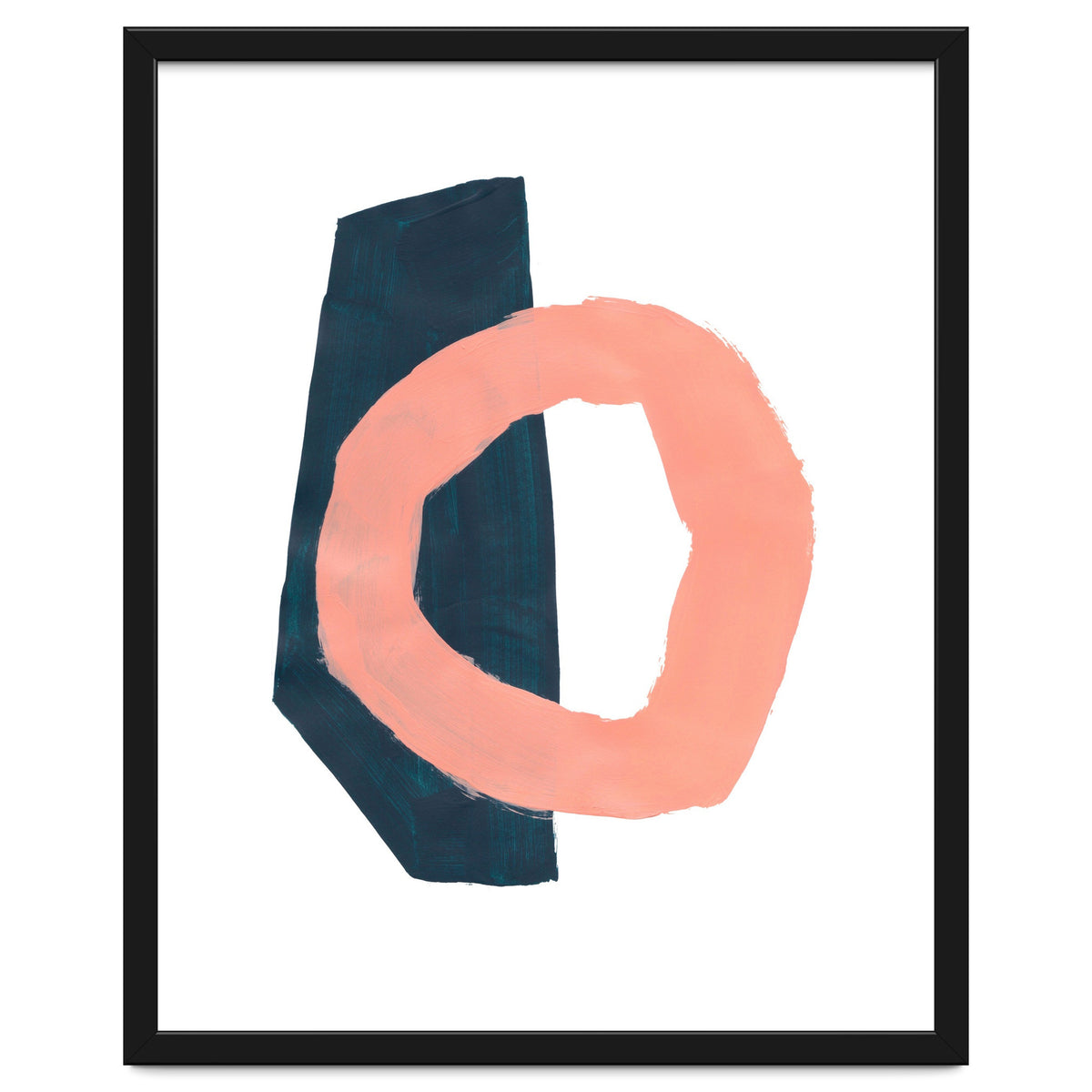 Teal Pillar Salmon Ring