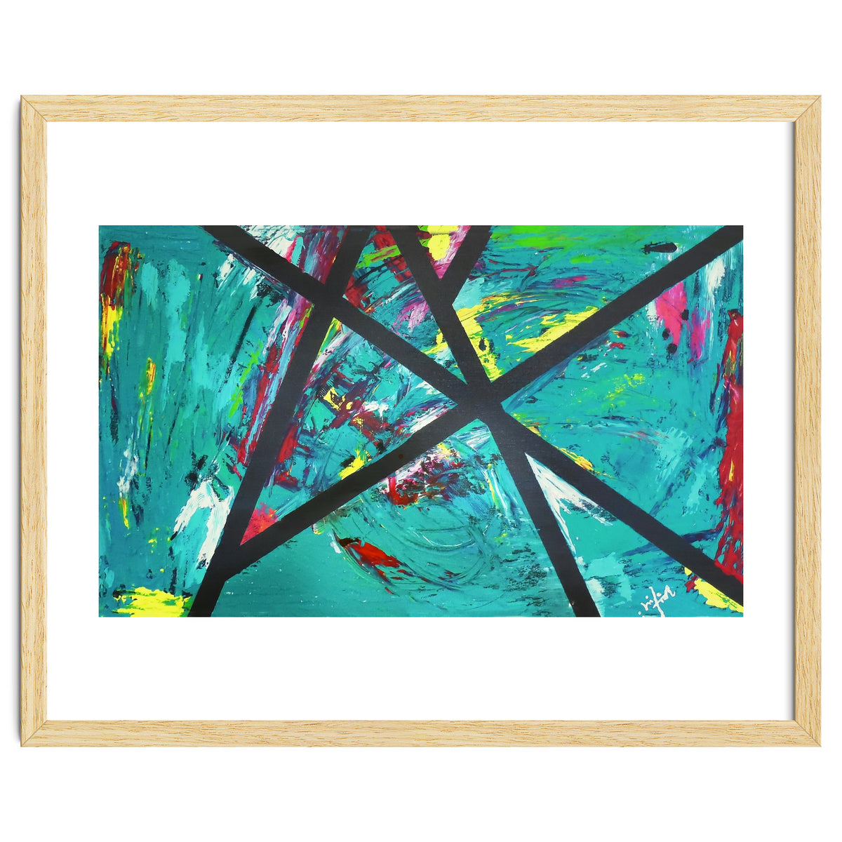 Struggle - Abstract On Canvas