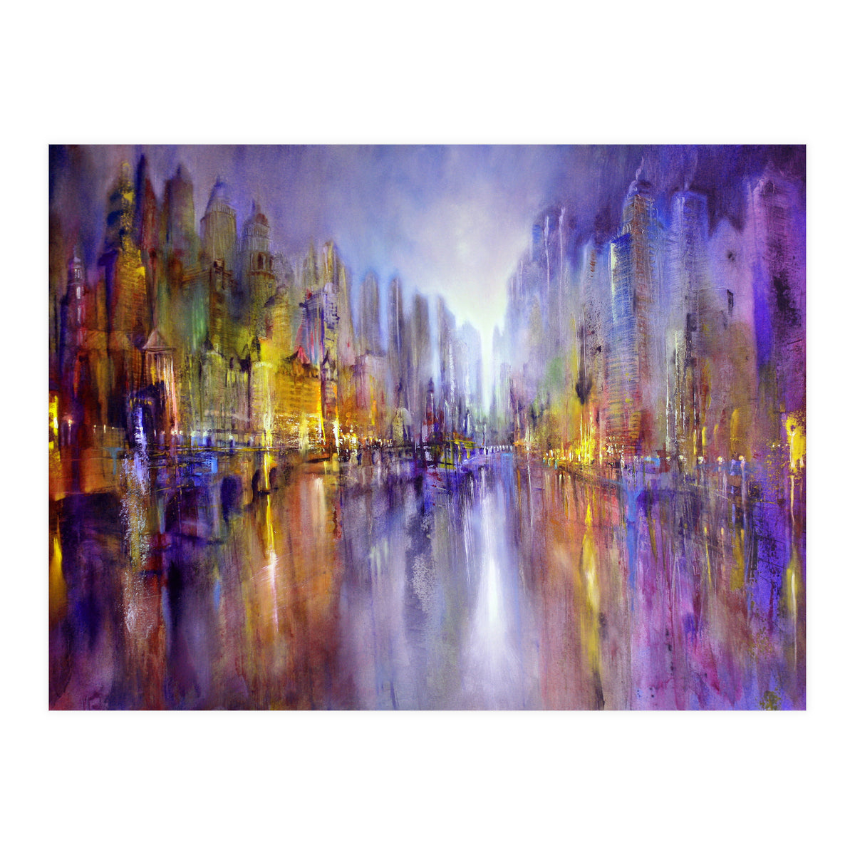 Stadt Am Fluss - city on the riverside (Print Only)
