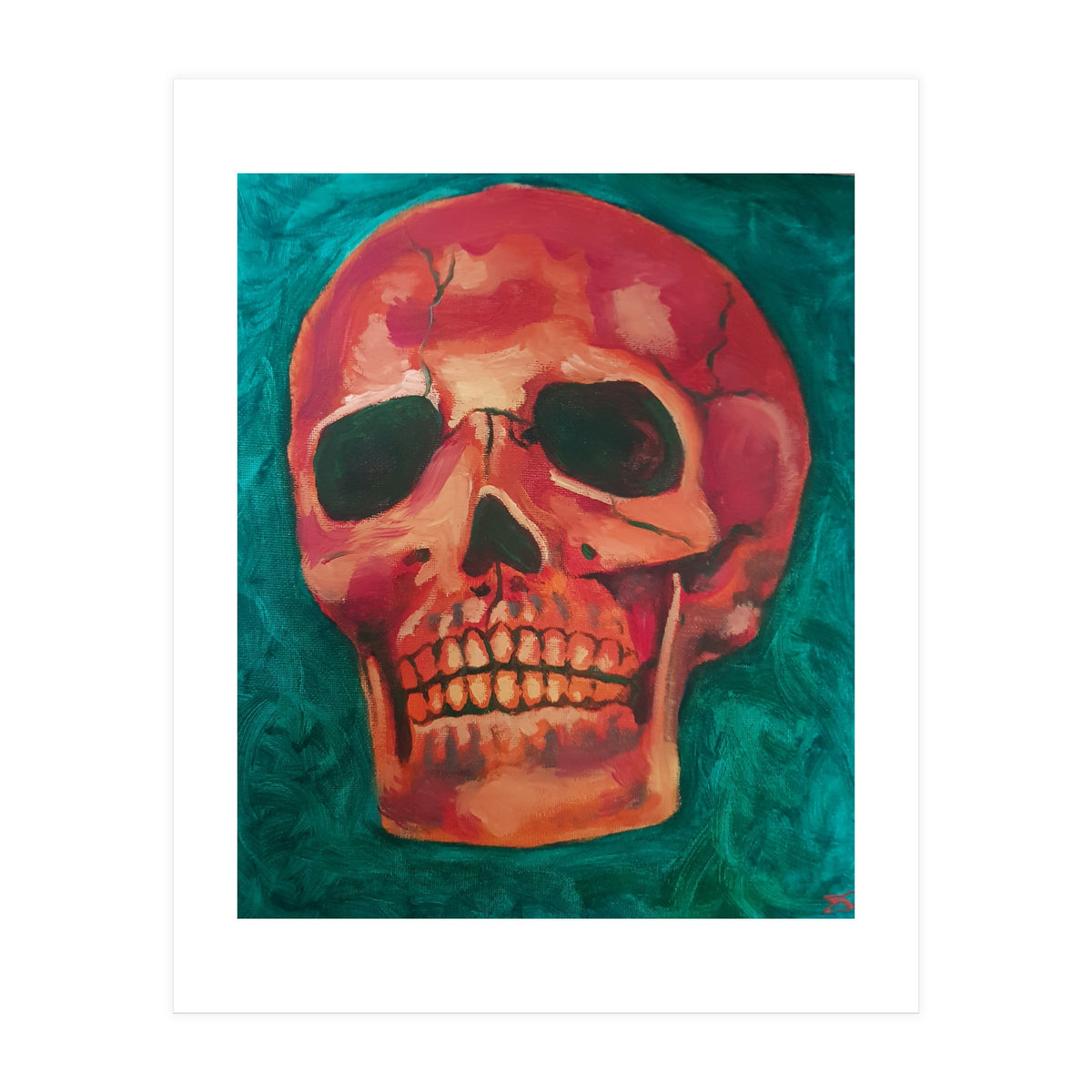 evil skull (Print Only)