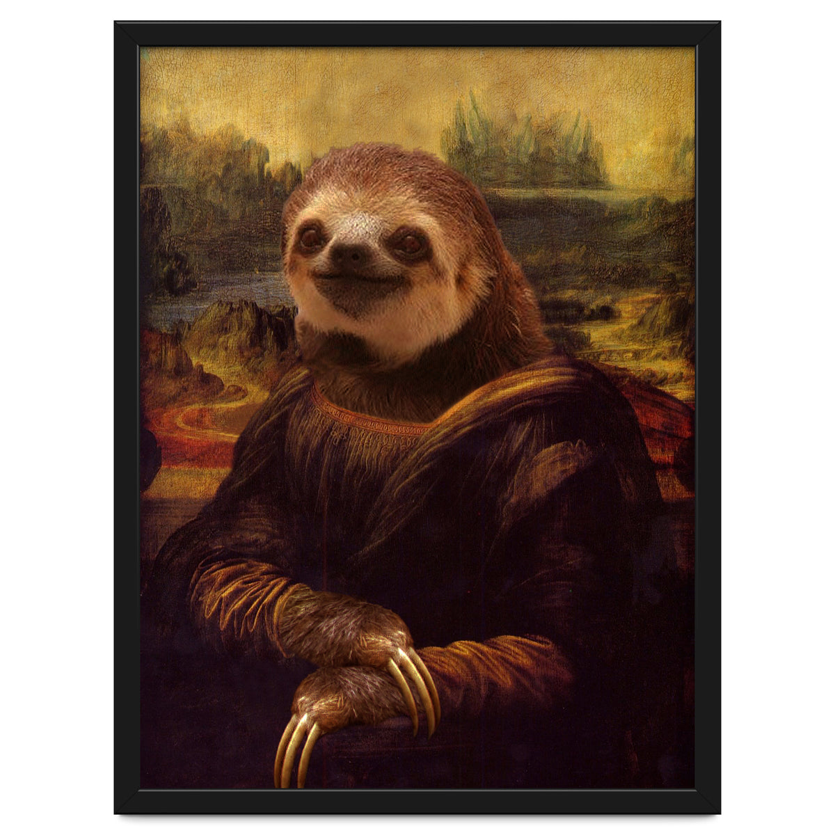 Sloth Mona Lisa