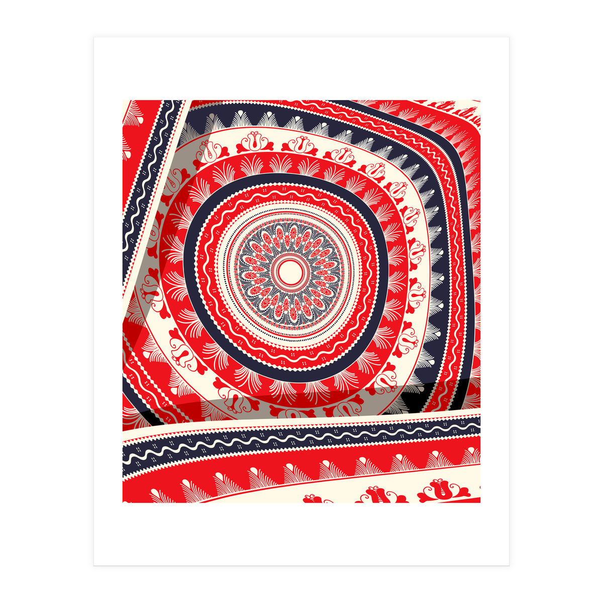 Romanian embroidery background 10 (Print Only)