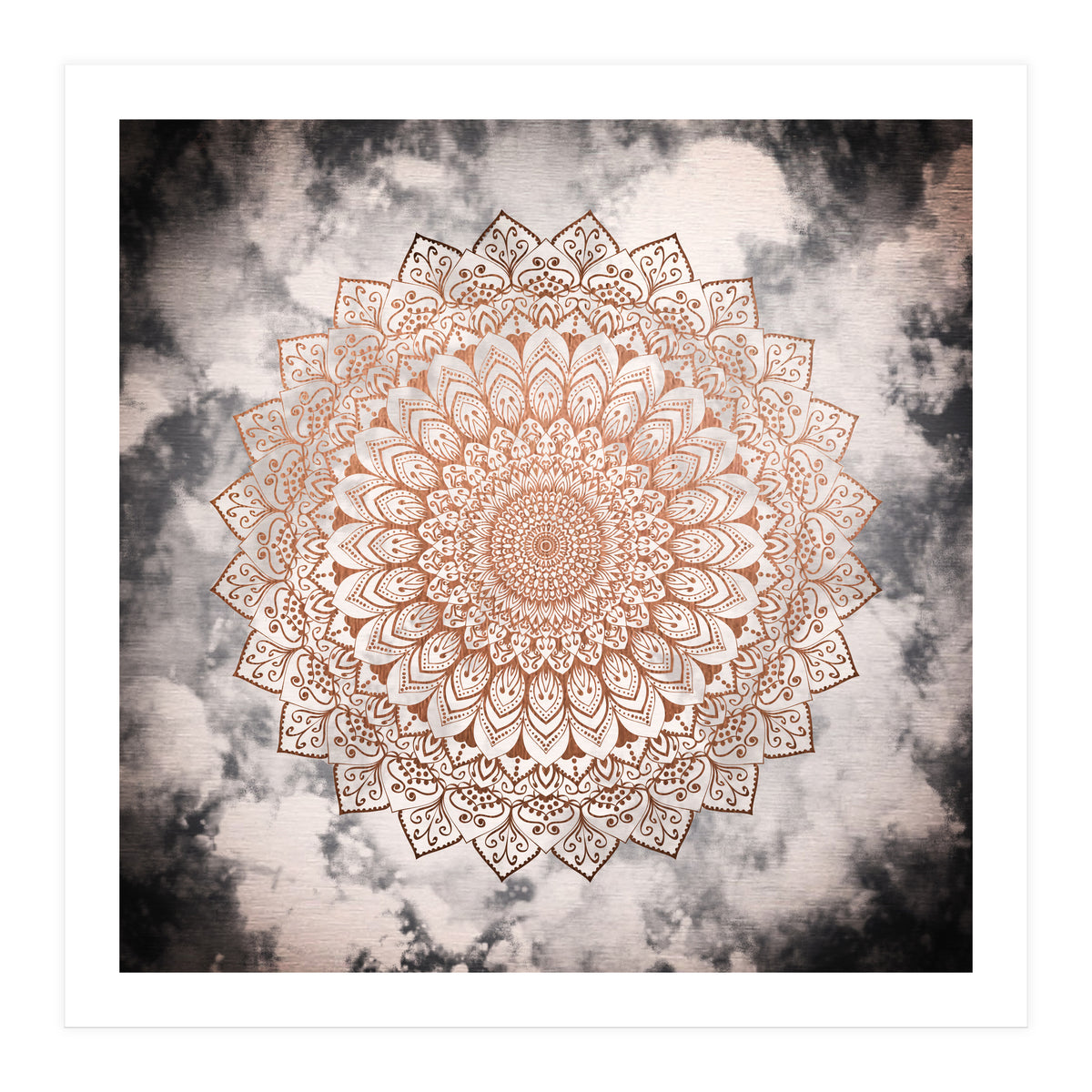 Rose Night Mandala (Print Only)