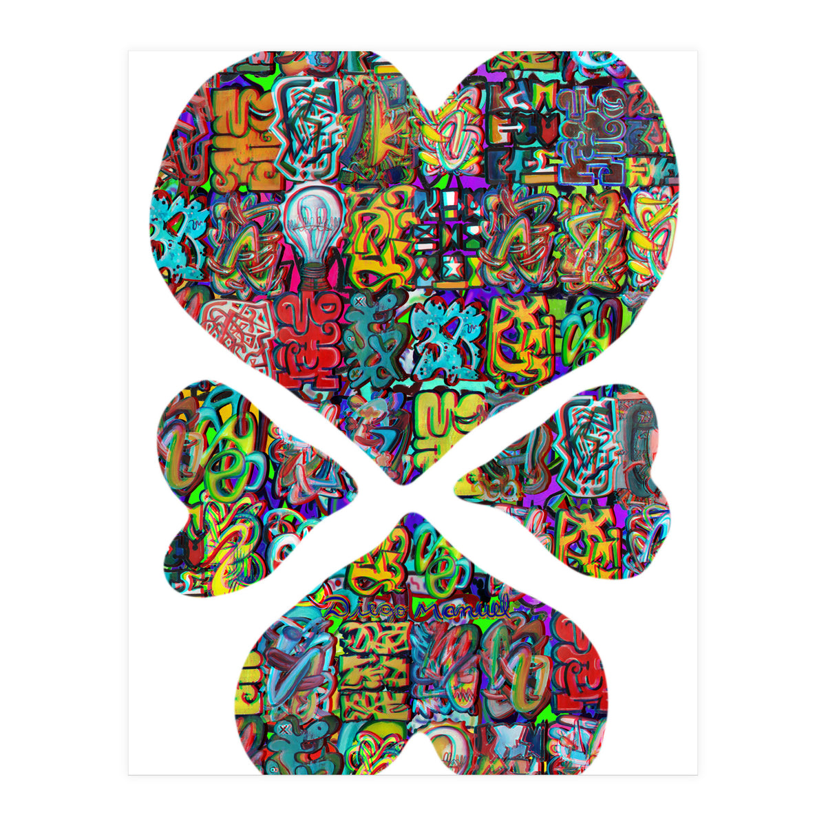 4 Corazones 10 (Print Only)