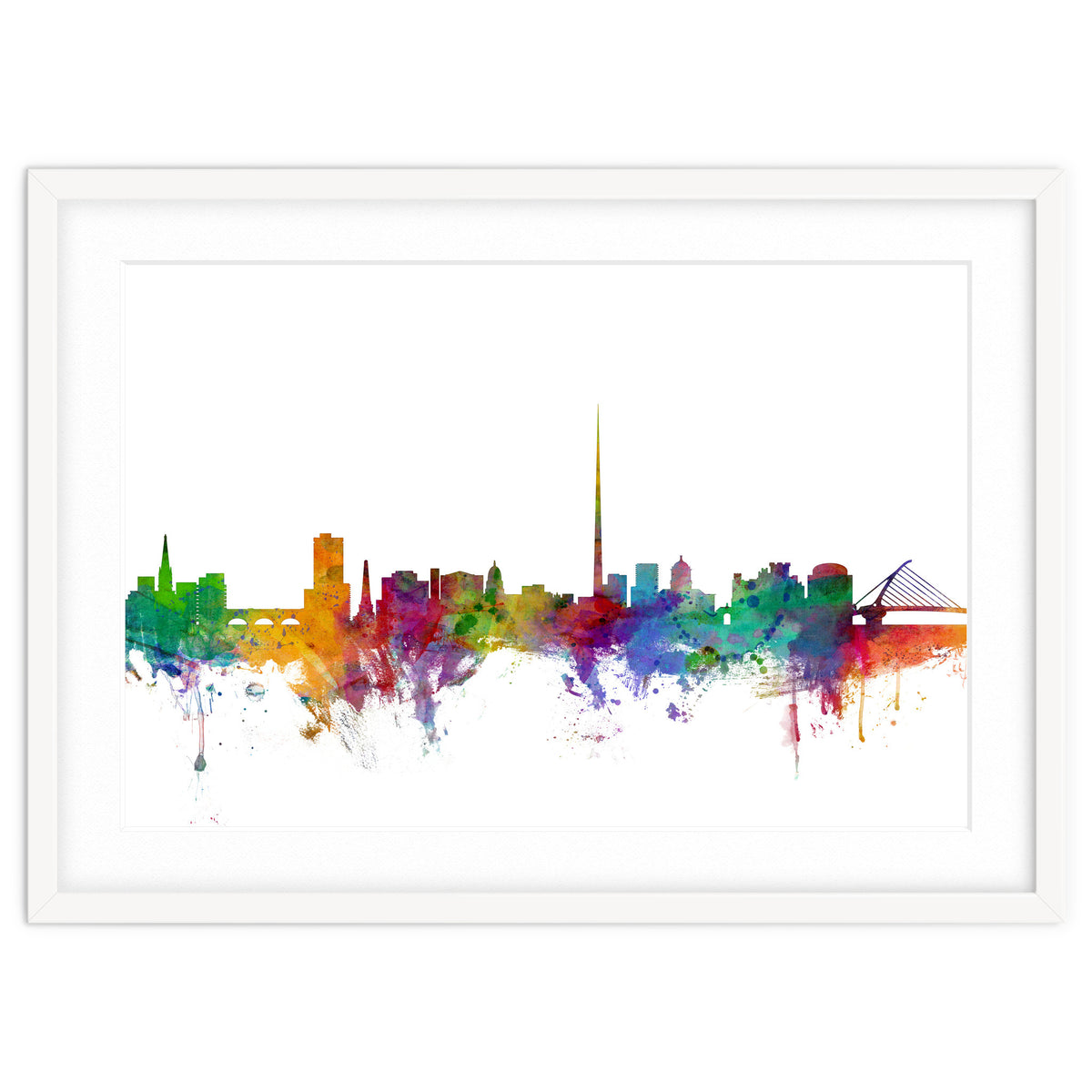 Dublin Ireland Skyline