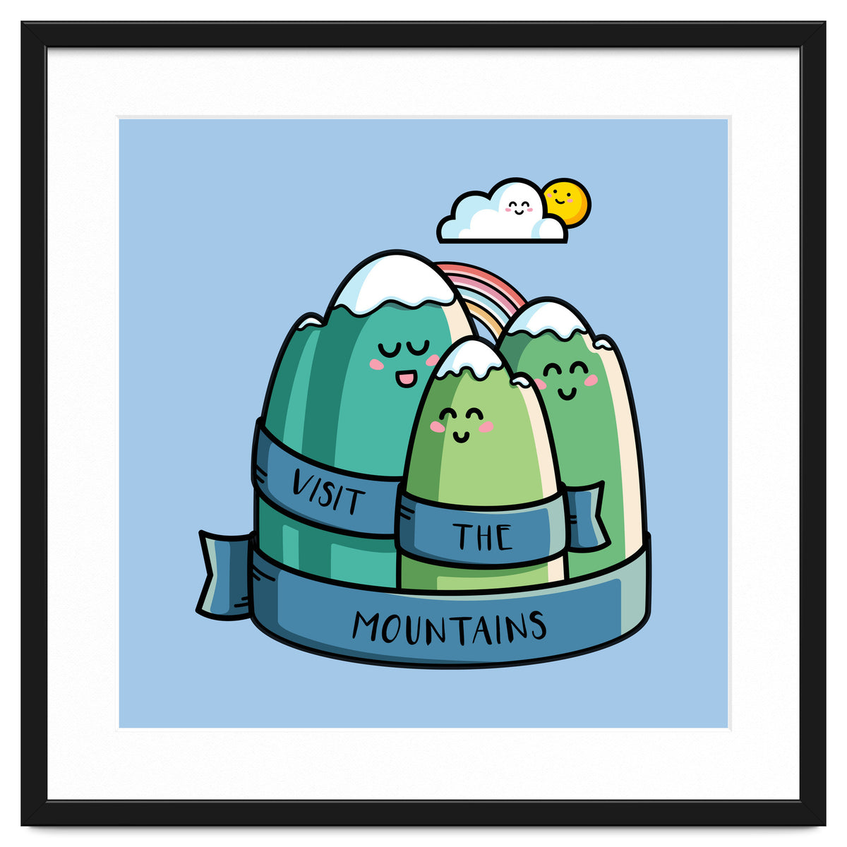 Kawaii Cute Visit the mountains