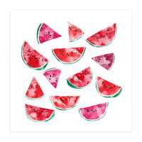 Watercolour Watermelons (Print Only)