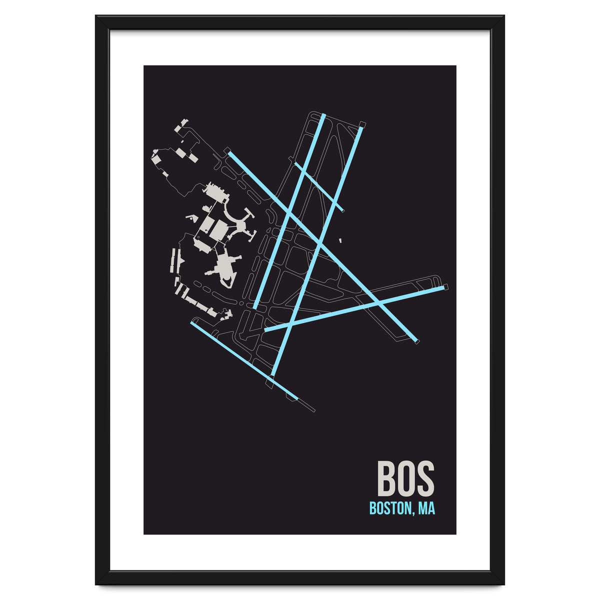 Boston Airport Layout