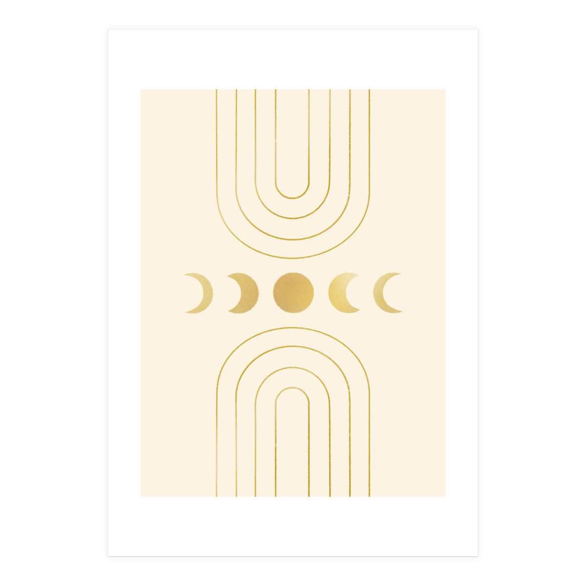 Gold Moon Phases (Print Only)
