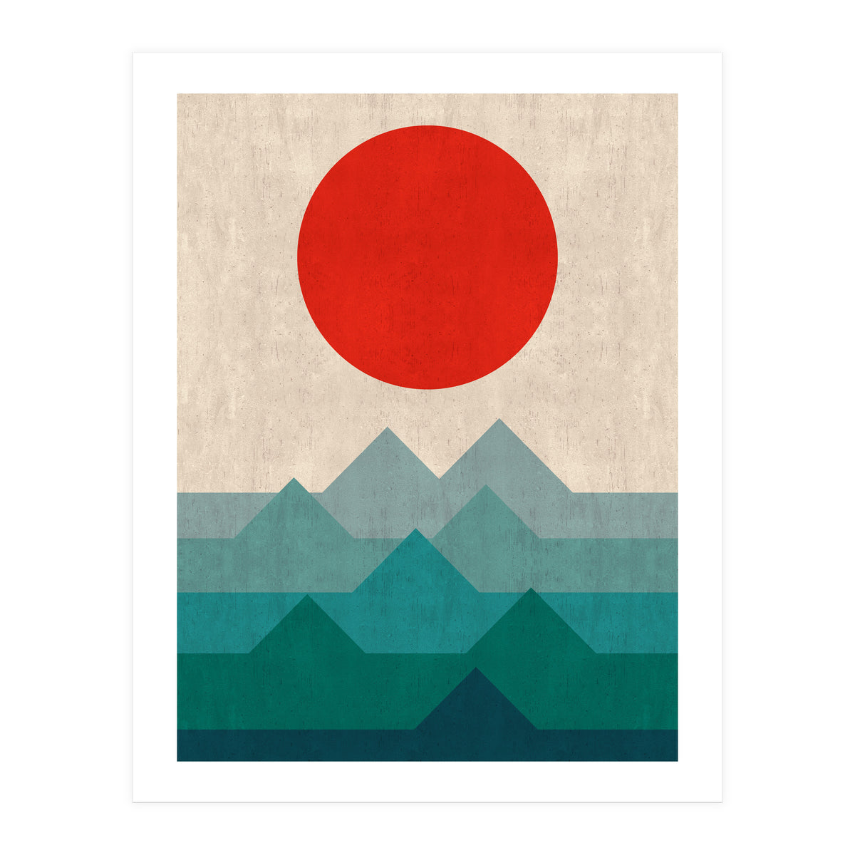 Geometric landscape I (Print Only)