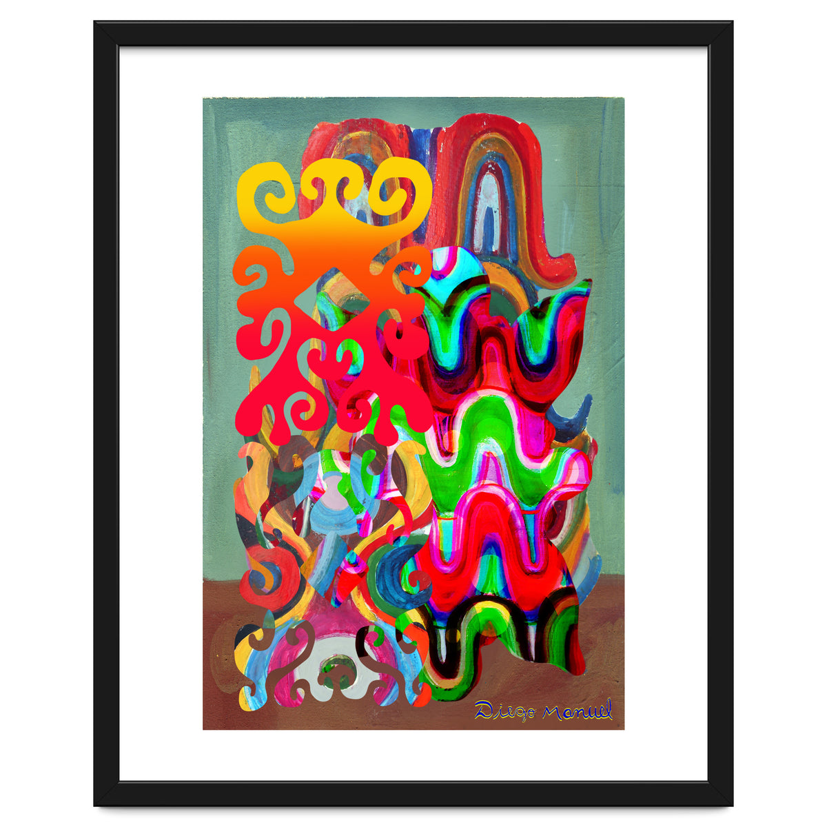 Pop Abstract Asimetrico A4