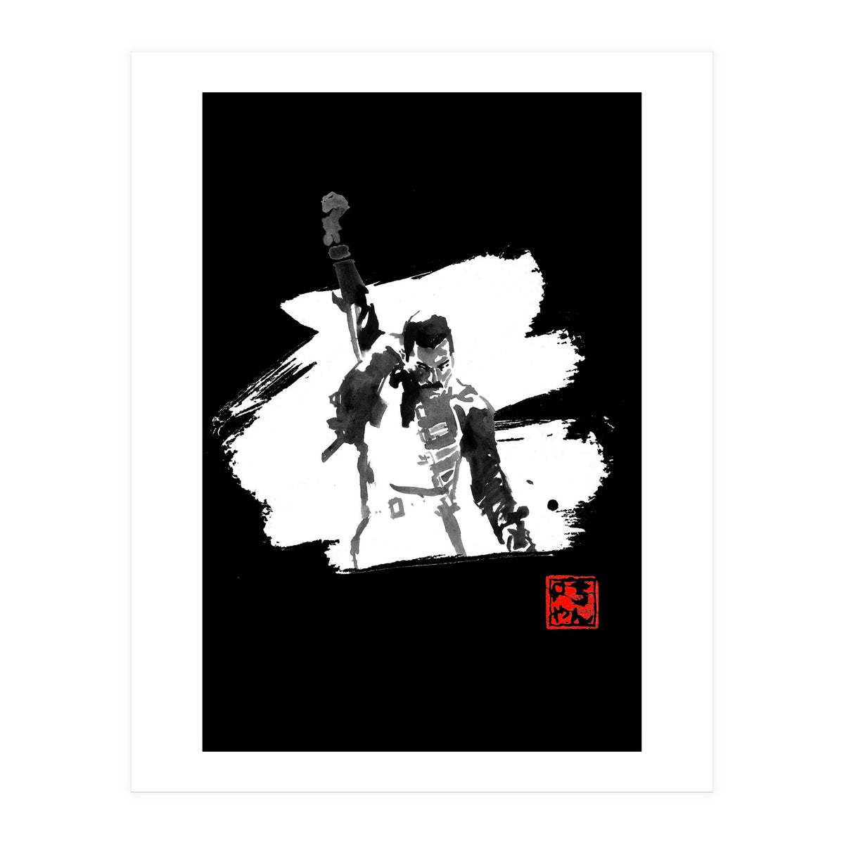 freddie in white (Print Only)