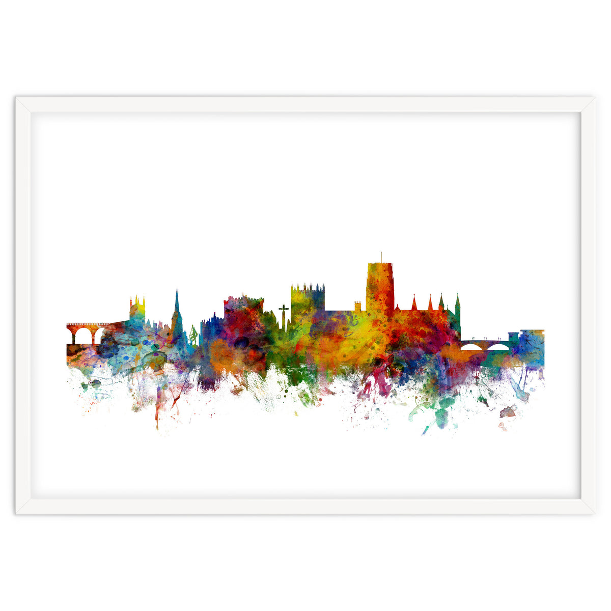 Durham England Skyline Cityscape