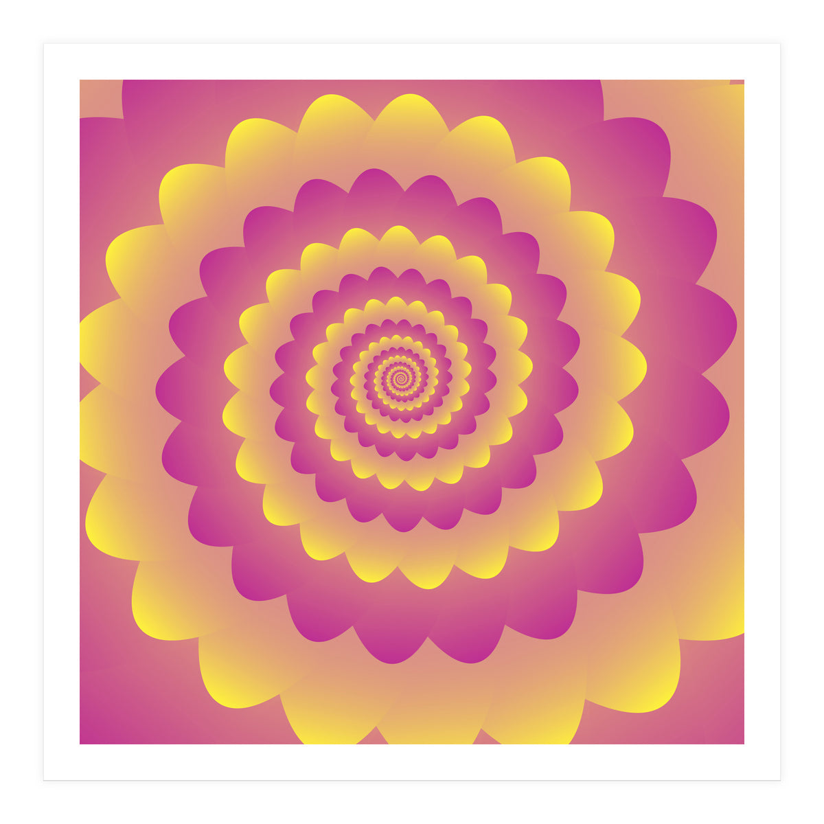 Indain Rangoli Pattern  (Print Only)