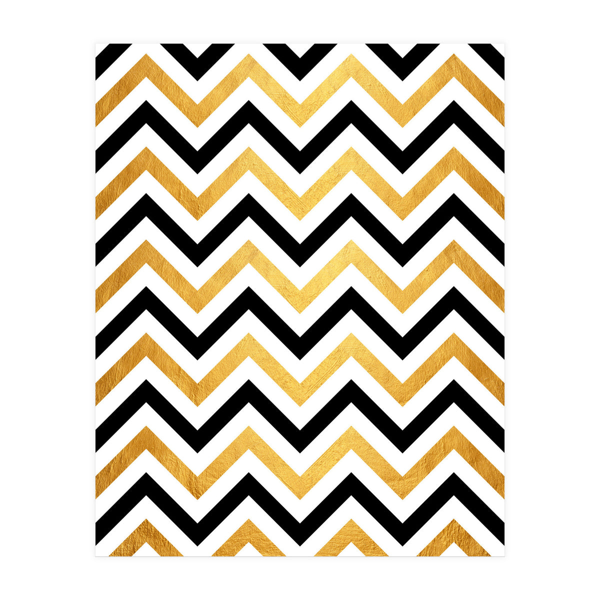 Chevron Golden III (Print Only)