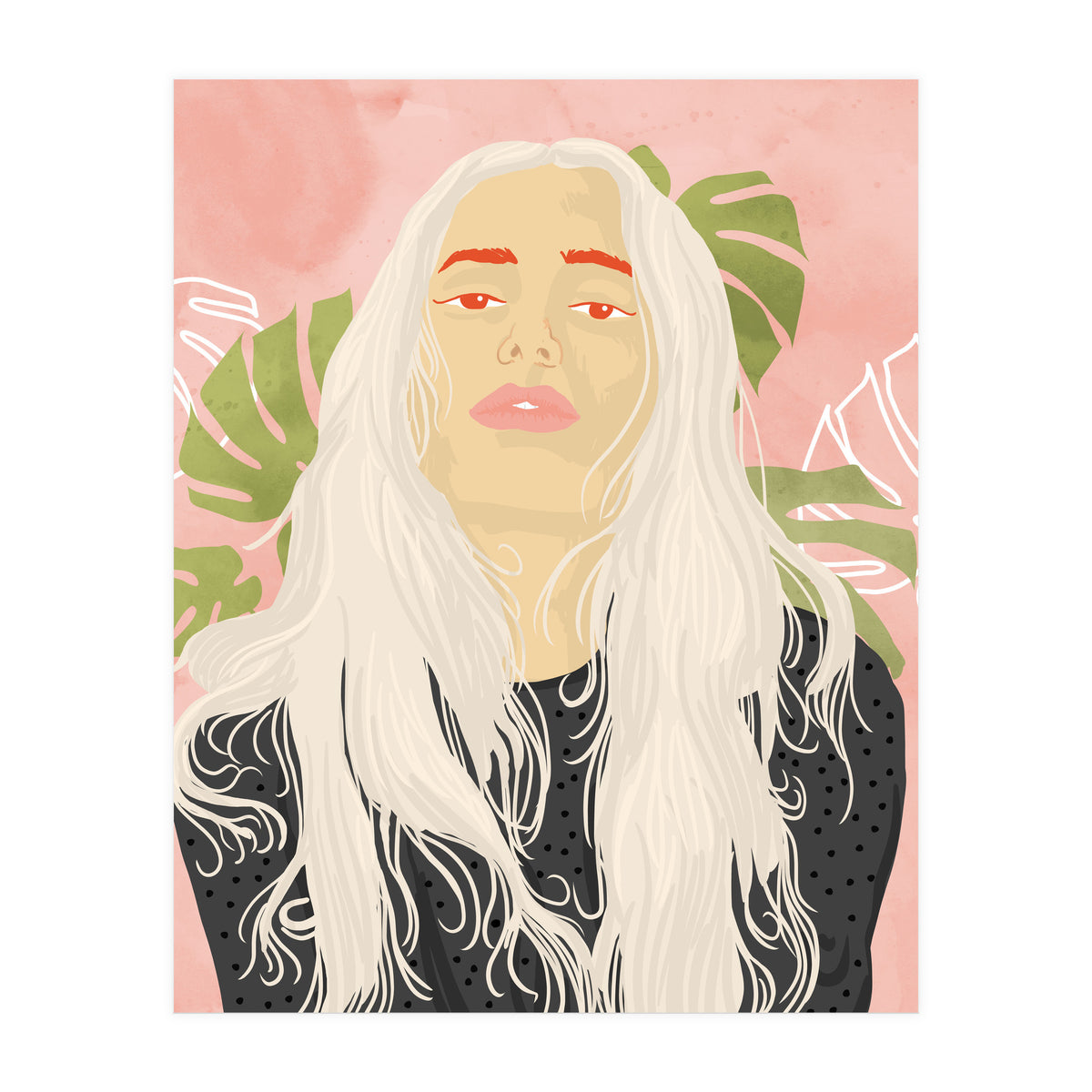 Tropical Fashionista (Print Only)