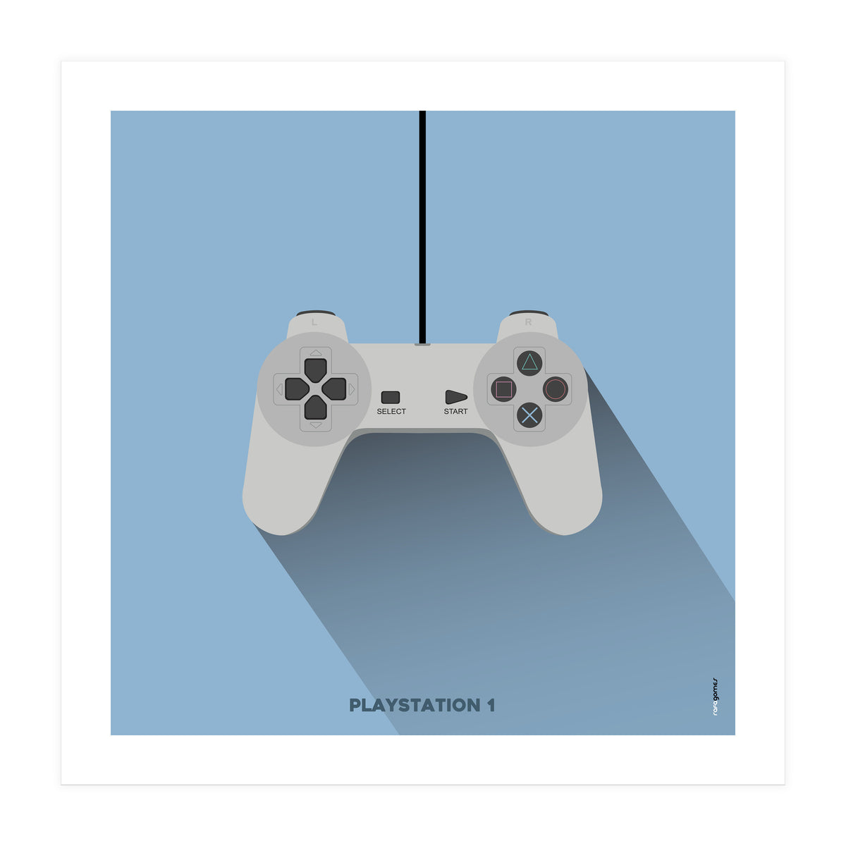 Joystick Videogames Playstation 1 (Print Only)