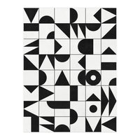 My Favorite Geometric Patterns No.10 - White (Print Only)