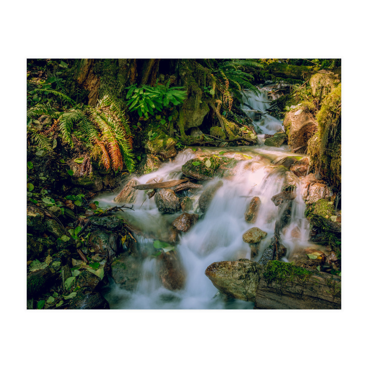 Baker Waterfall - Long Exposure (Print Only)