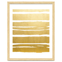 Gold Vibes Only | Luxe Shimmer Metallic Graphic Abstract | Golden Happiness Good Vibes