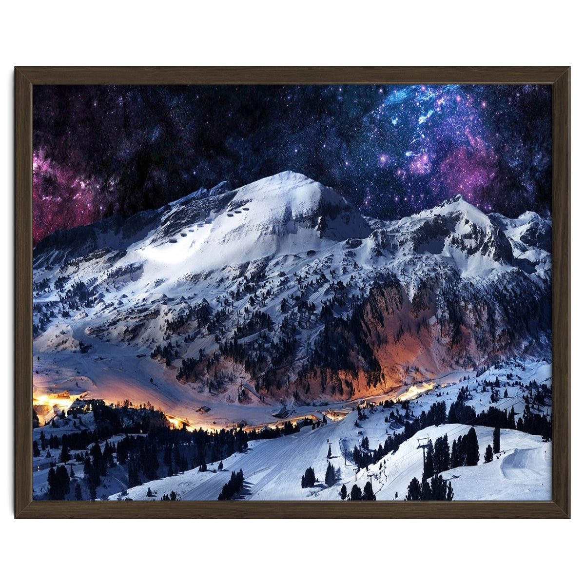 Mountain CALM IN space view