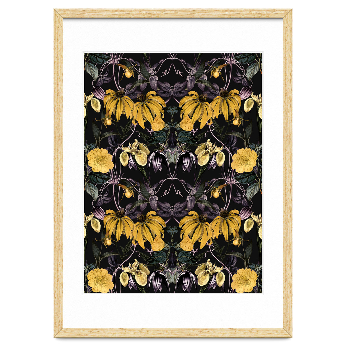 Nocturnal botanical garden kaleidoscope