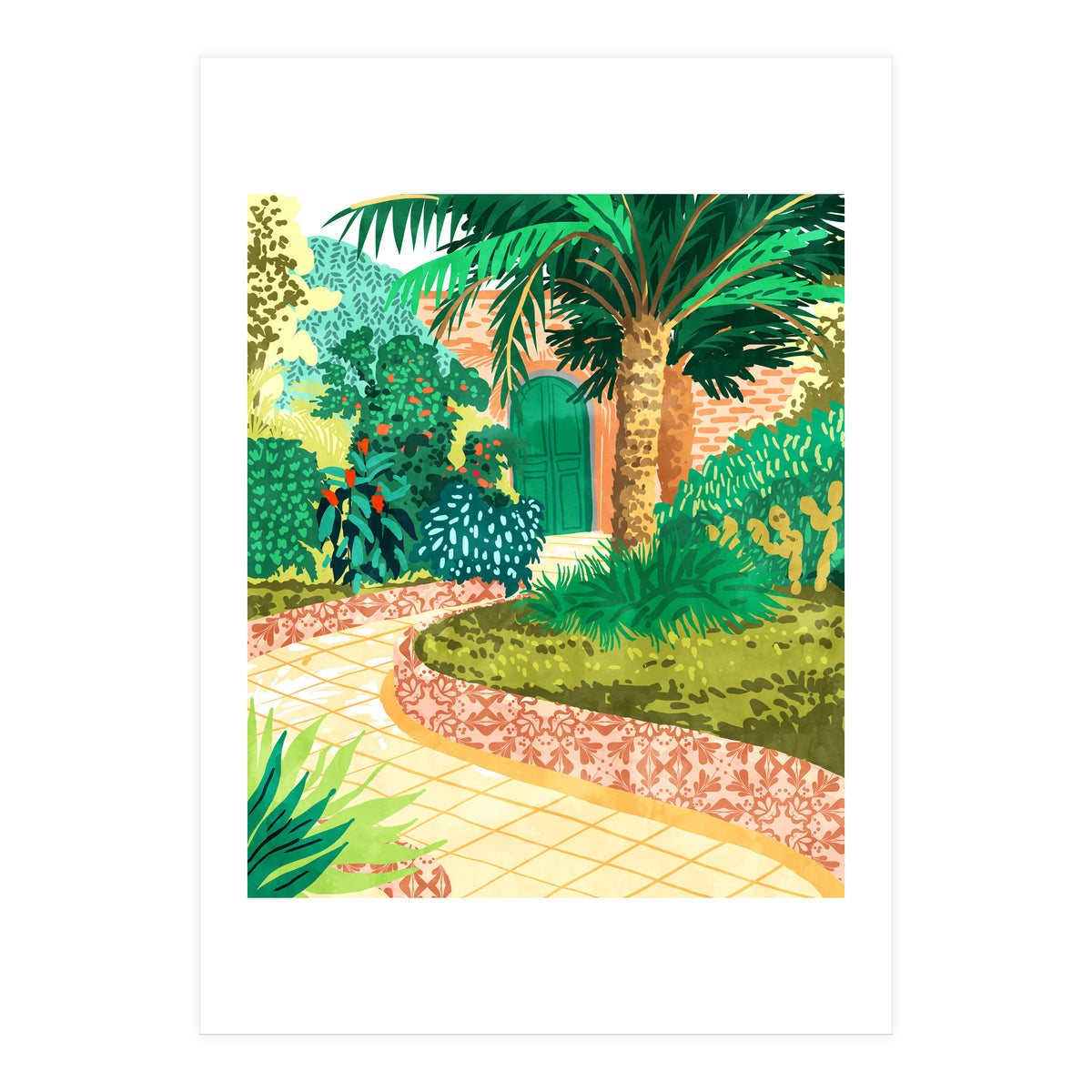 The House With The Green Door (Print Only)