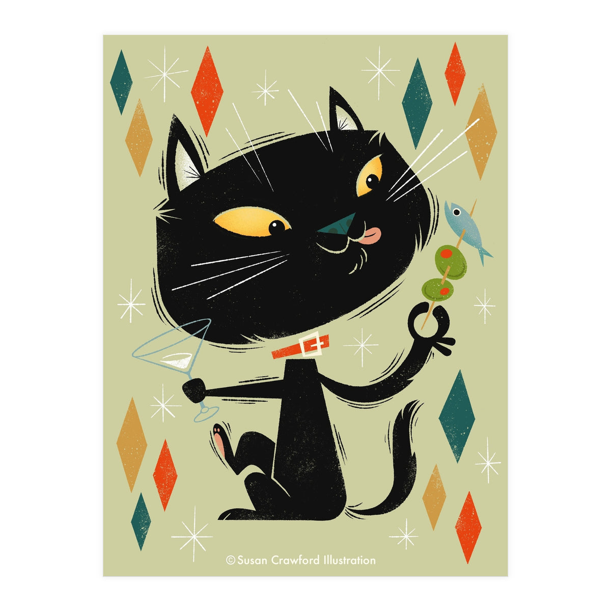 Cat A Tonic Black (Print Only)
