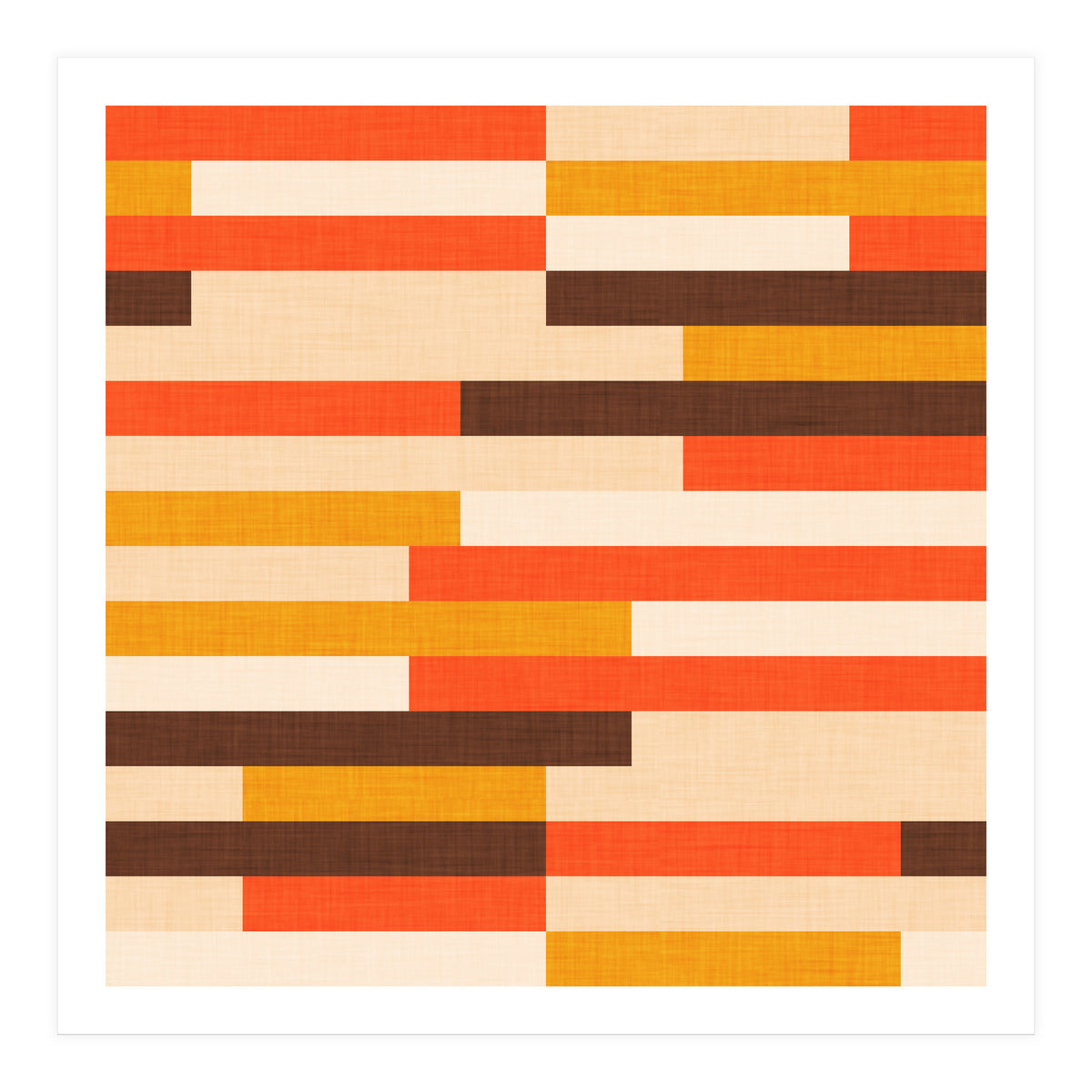 Classic Mid Mod Kilim Stripes  (Print Only)