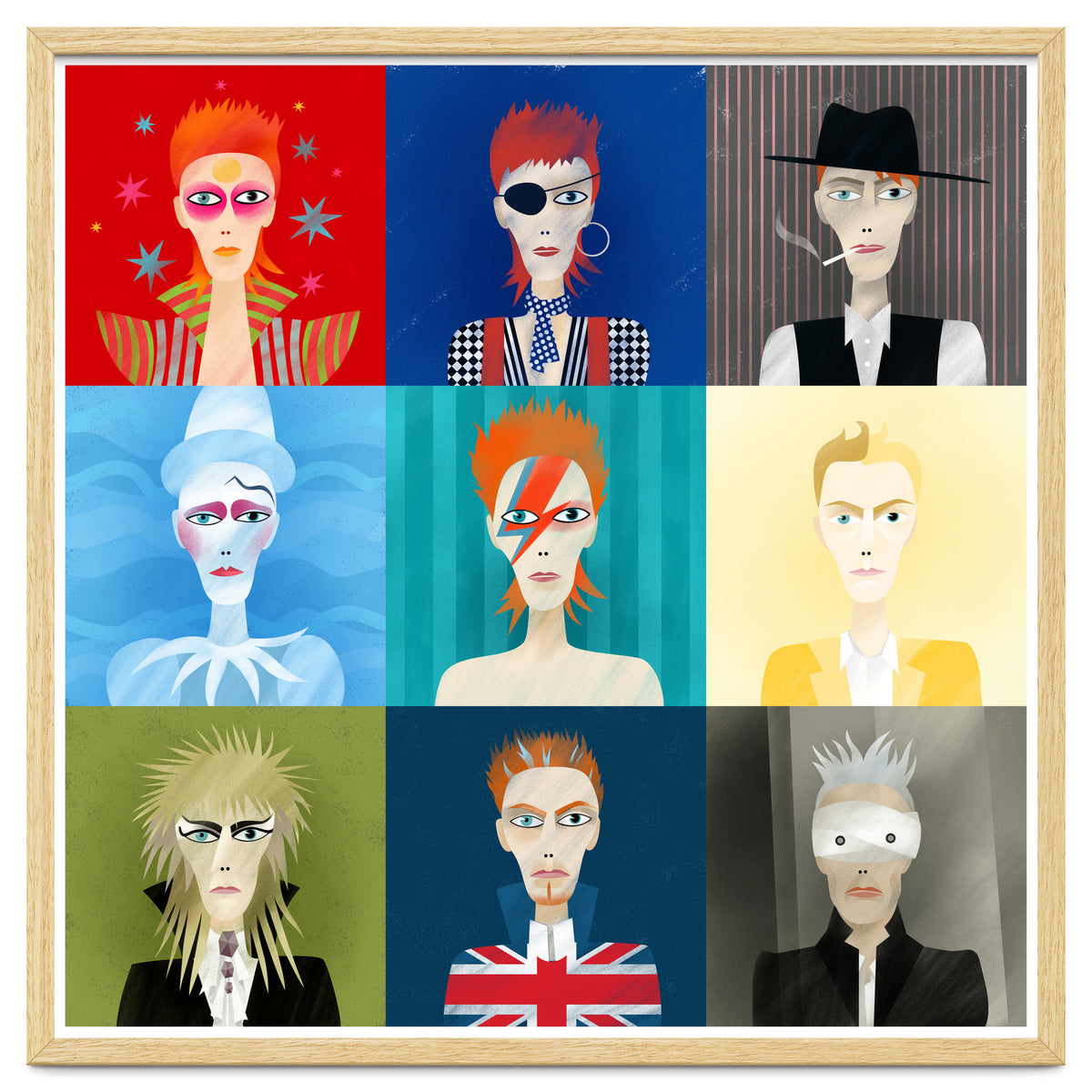 9 Portraits Of David Bowie