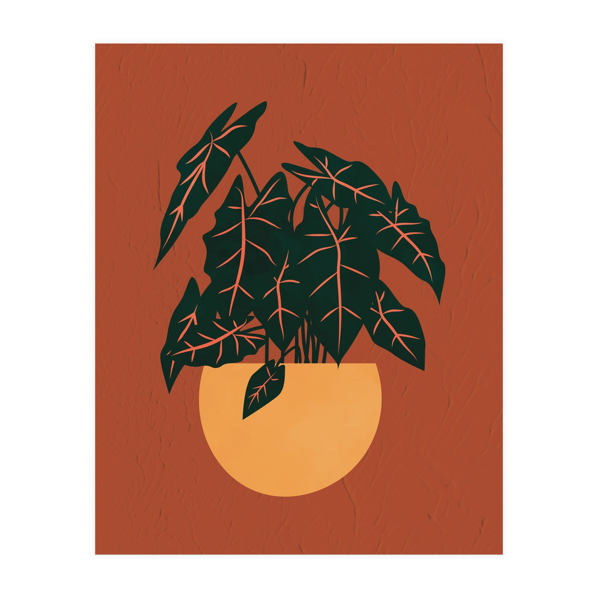 Botanical Boho Alocasia (Print Only)