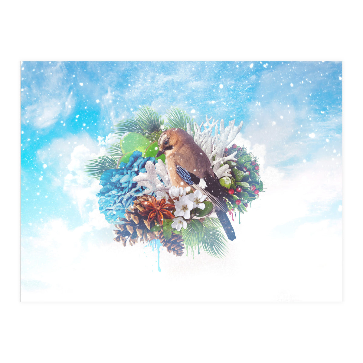 Floral Winter Magic (Print Only)