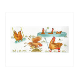 Bored Chickens (Print Only) thumbnail