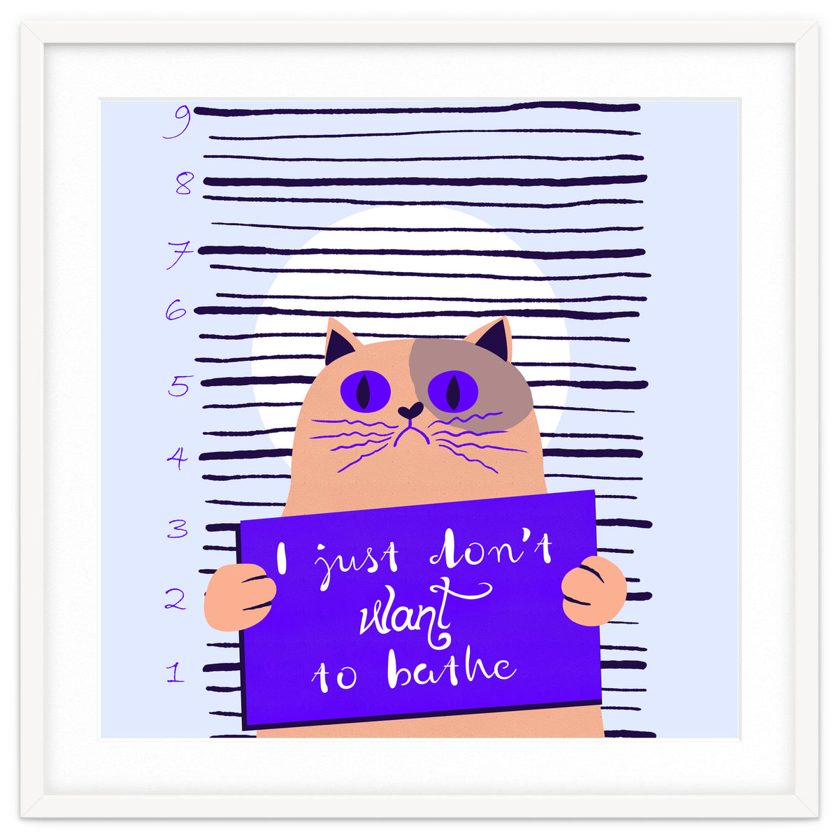 I just don't want to bathe