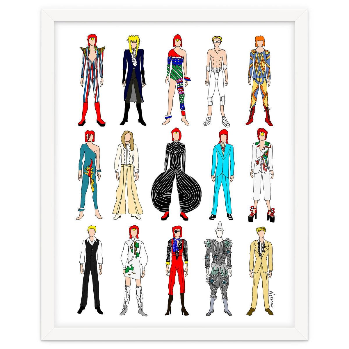 Outfits of Bowie Fashion