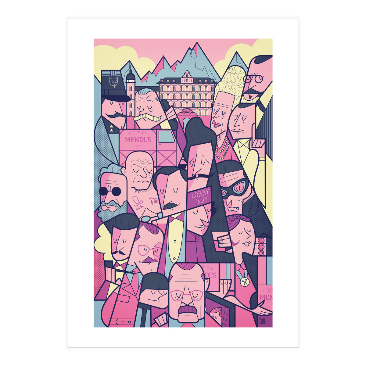 Grand Budapest Hotel (Print Only)