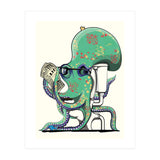 Octopus on the Toilet (Print Only) thumbnail