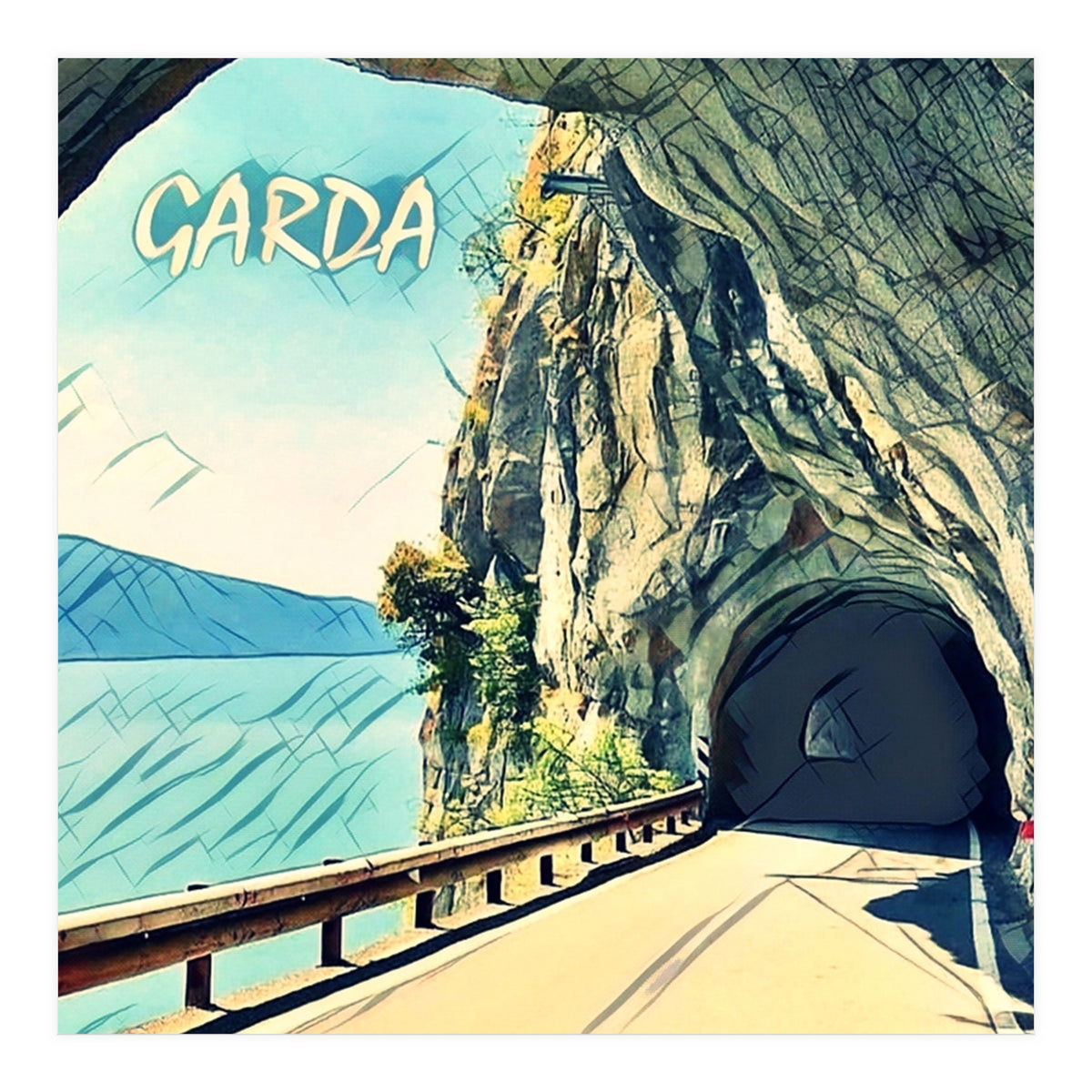 Tunnel In Garda (Print Only)