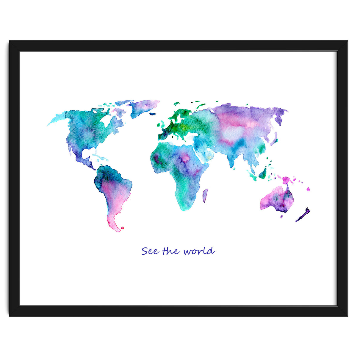 See the world || watercolor