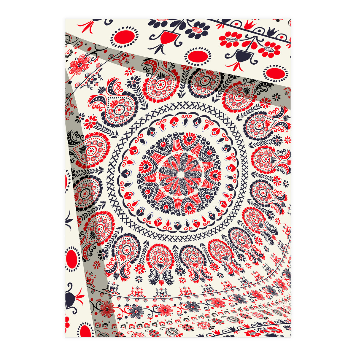 Romanian embroidery background 31 (Print Only)