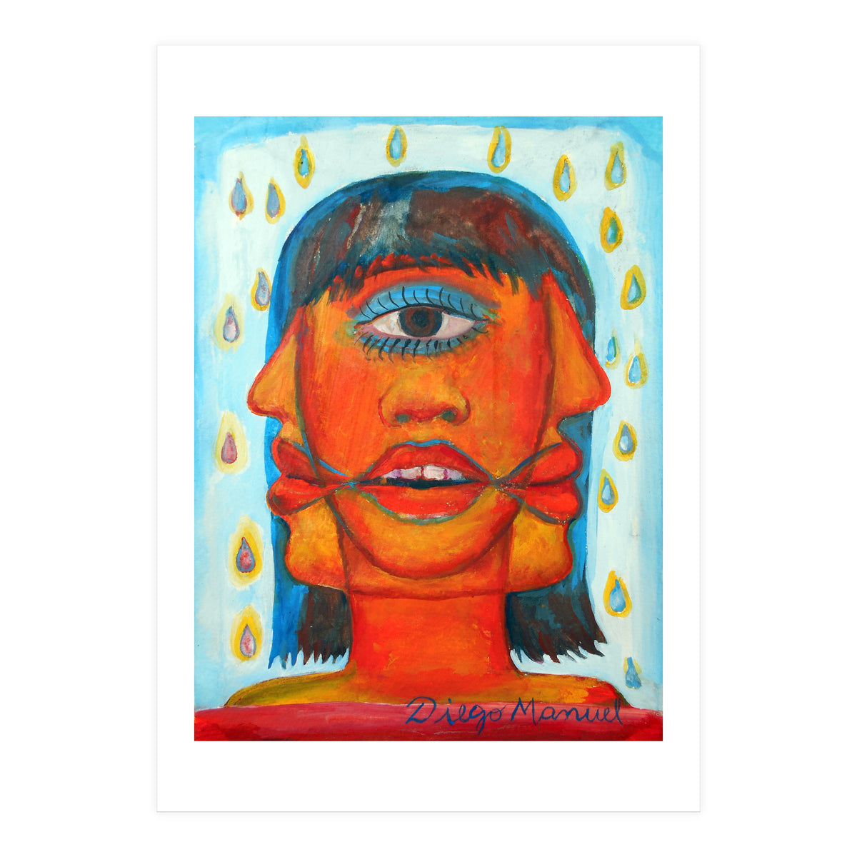 Cabeza De Mujer 4 Nueva (Print Only)