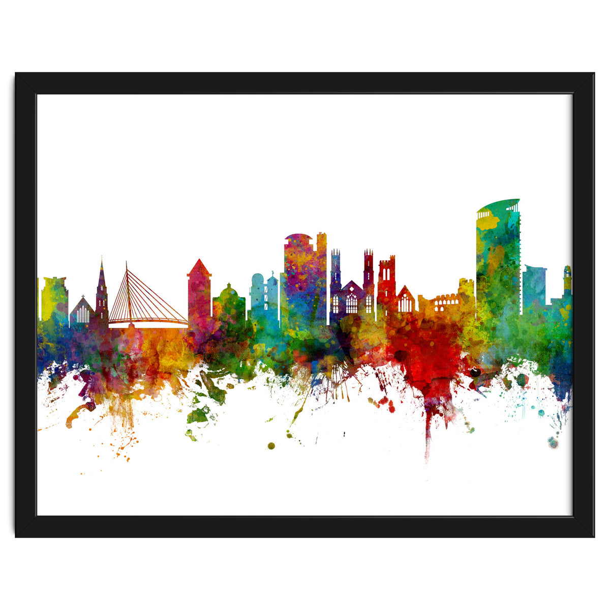 Swansea Wales Skyline