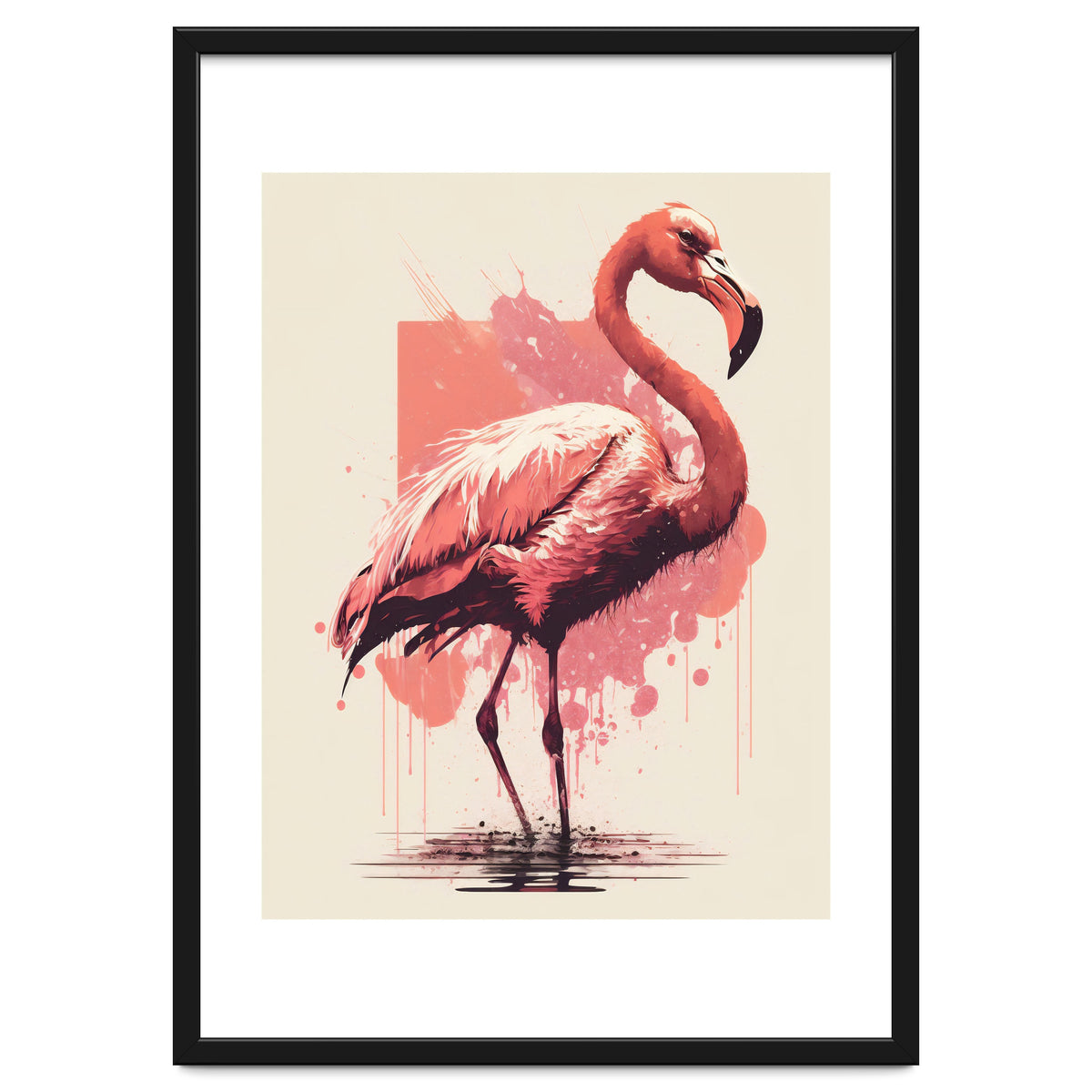 Flamingo Painting