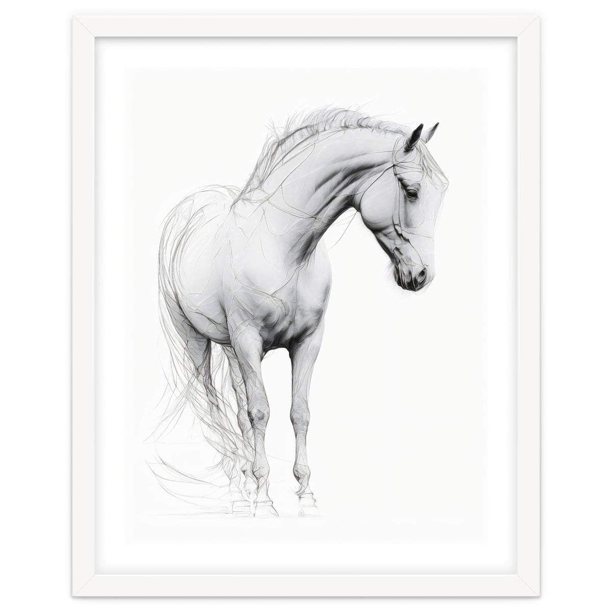 Horse Line Art